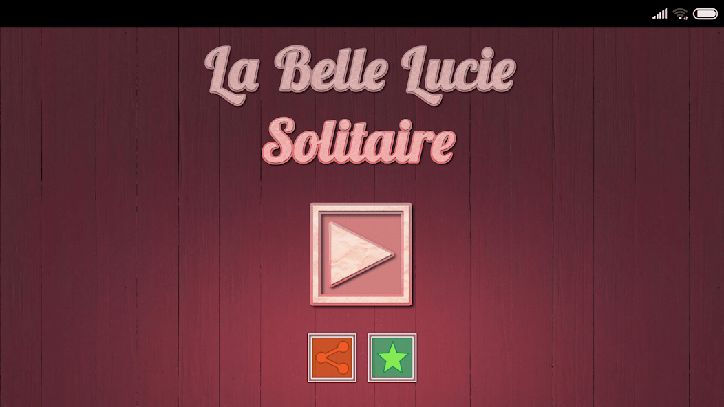 La Belle Lucie Solitaire screenshot 1