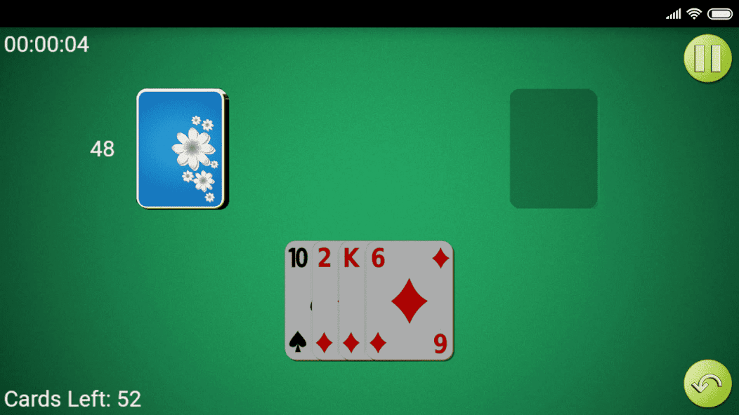 One-handed Solitaire screenshot 1