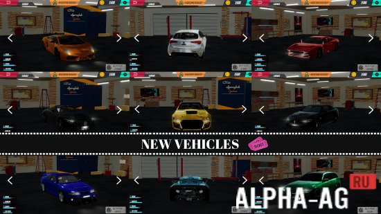 Взломанная Multiplayer Drift Club screenshot 2