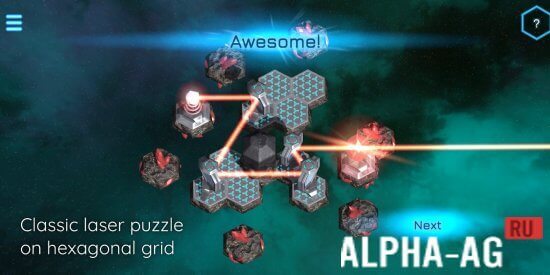 Взломанный Hex Laser Puzzle screenshot 2