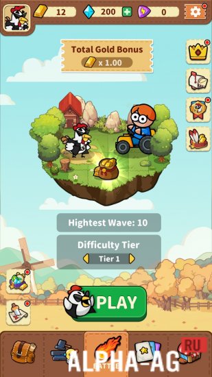 Взломанная Rise of Chicks screenshot 2