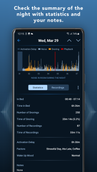 Взлом Sleep Recorder Полная Версия на Андроид screenshot 3