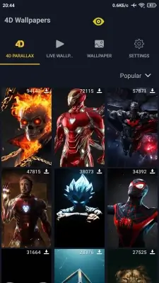 4D Wallpapers screenshot 2