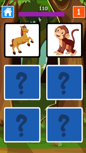 Kids Animal Memory Game