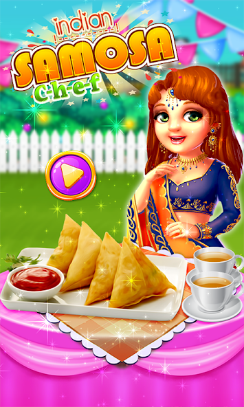 Indian Samosa Chef – Indian Cooking Express Game screenshot 1