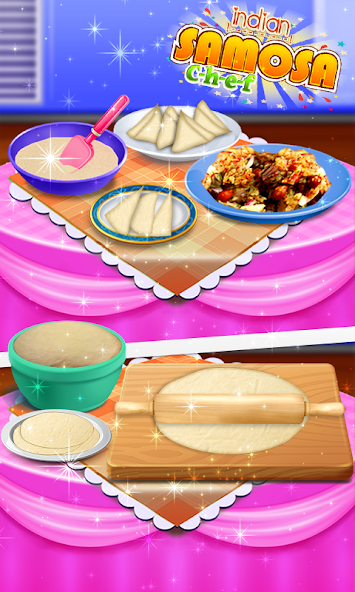 Indian Samosa Chef – Indian Cooking Express Game screenshot 2