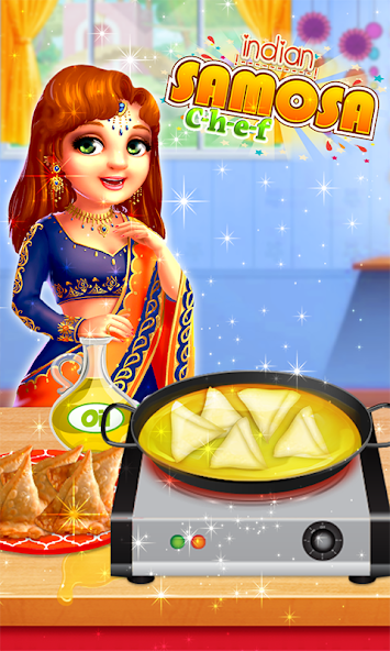 Indian Samosa Chef – Indian Cooking Express Game screenshot 4