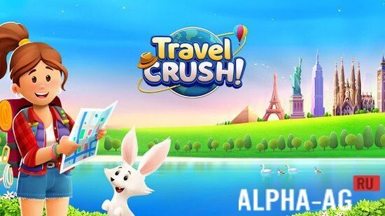 Взломанный Travel Crush screenshot 1
