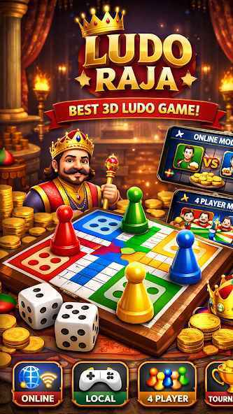 Ludo Raja screenshot 1
