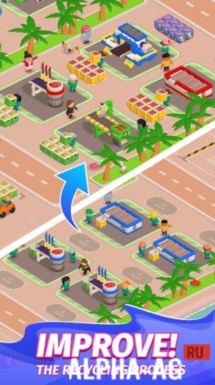 Взломанный Eco Tycoon: Idle Water Cleaner screenshot 3