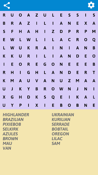 Cats Word Search screenshot 3