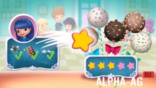 Взломанная Strawberry Shortcake Sweets screenshot 4