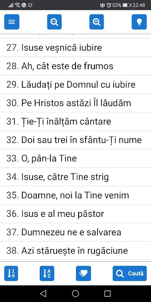 Cantari - biserici penticostale