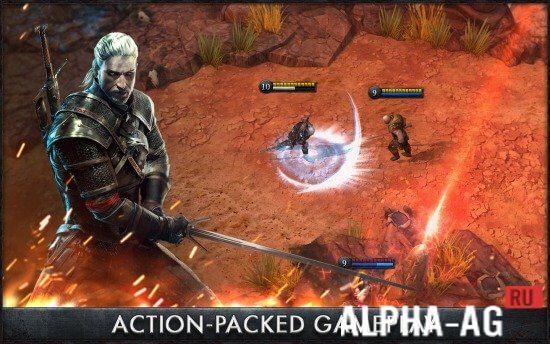 Взломанная The Witcher Battle Arena screenshot 2
