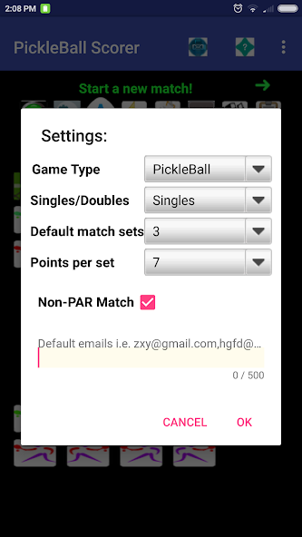 PickleBall Scorerfree screenshot 2
