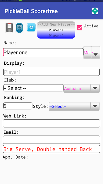 PickleBall Scorerfree screenshot 5