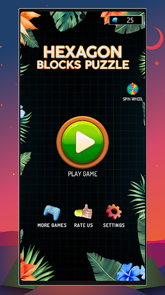 Hexagon Blocks Puzzle