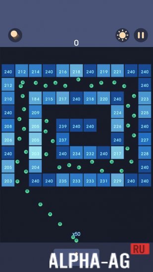 Взломанная Bricks 'n' Balls screenshot 3