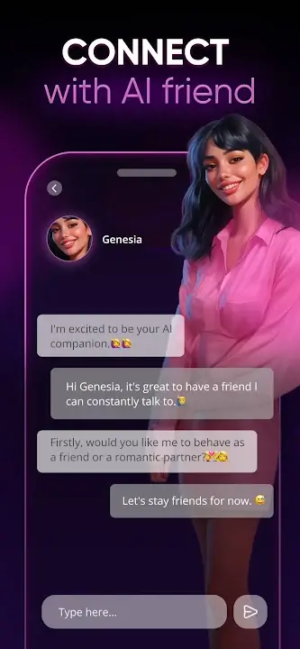 Genesia AI interface preview 2
