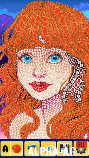 Diamond painting, coloring app screenshot 3