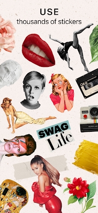 DaDa   collage maker. Collages photo editor Mod screenshot 1