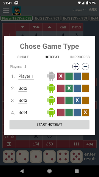 Yamb screenshot 2