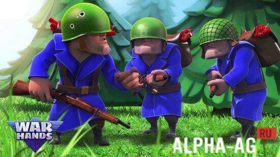 Взломанный Warhands: Alliance war clash & chaos battle royale screenshot 1