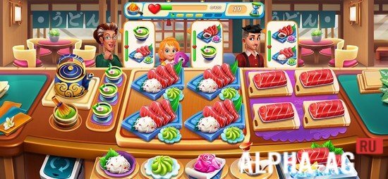 Взломанная Cooking Kawaii: кухня screenshot 3