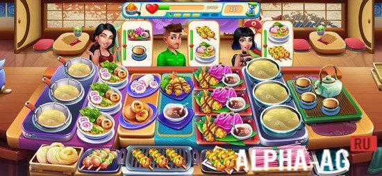 Взломанная Cooking Kawaii: кухня screenshot 4