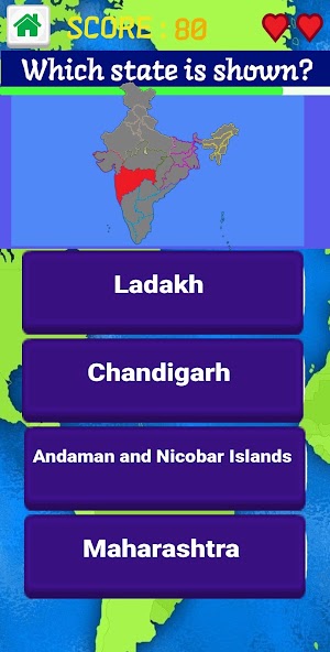 INDIAN STATES QUIZ screenshot 3