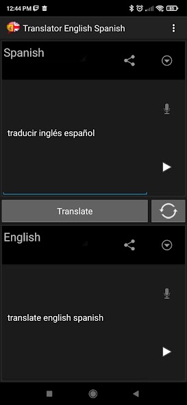 Translator English Spanish
