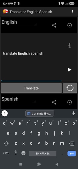 Translator English Spanish screenshot 2