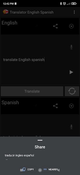 Translator English Spanish screenshot 4