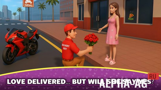 Delivery Rider: Love Story screenshot 2