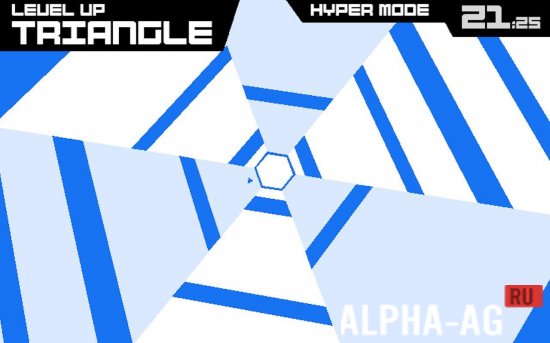 Взломанный Super Hexagon screenshot 2