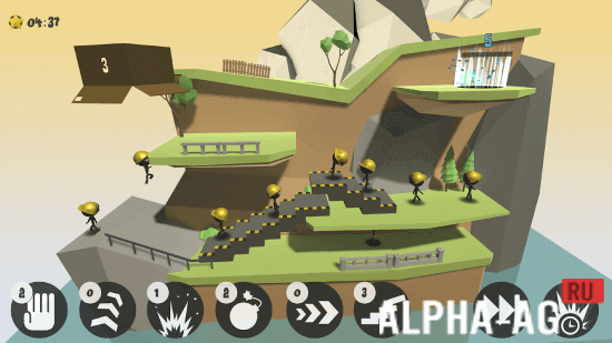 Взломанный Sticklings Deluxe screenshot 3