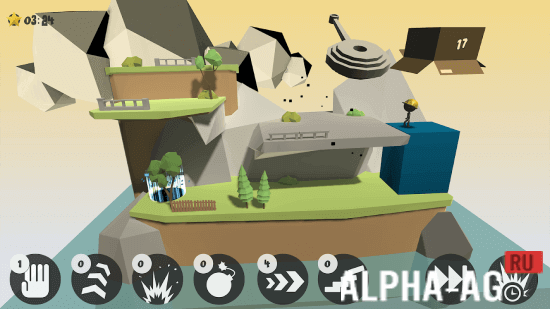 Взломанный Sticklings Deluxe screenshot 4