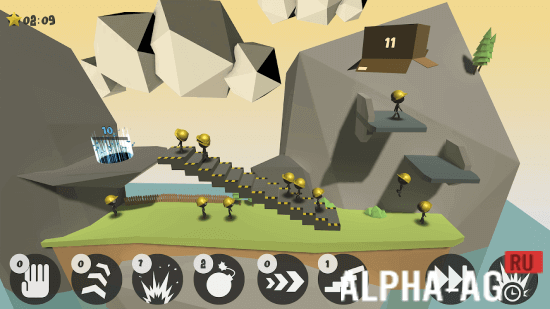 Взломанный Sticklings Deluxe screenshot 5