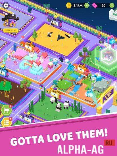 Взломанная Idle Star Zoo: Animals Tycoon screenshot 3