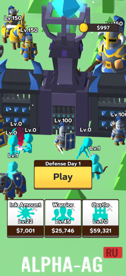 Взломанный Draw Defence screenshot 3