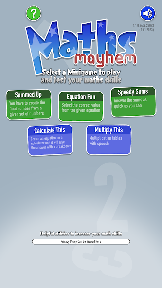 Maths Mayhem screenshot 1
