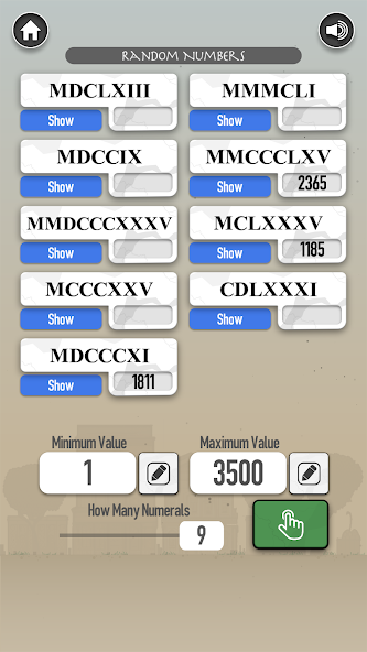 Random Numerals gameplay screenshot 2
