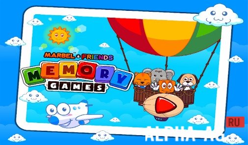 Взломанная Marbel Memory and Logic Games screenshot 1