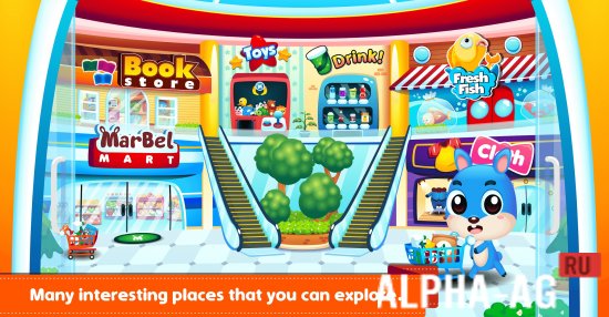 Взломанная Marbel Supermarket Kids Games screenshot 2