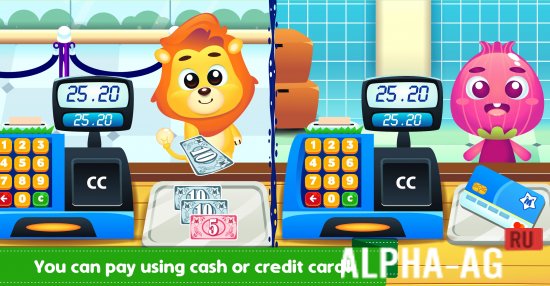 Взломанная Marbel Supermarket Kids Games screenshot 5