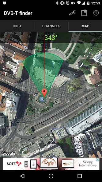 DVB-T finder screenshot 3