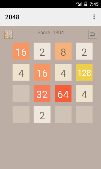 2048 screenshot 2