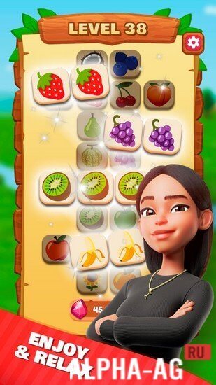 Взломанная Tile Match: Matching 3 Tiles screenshot 5