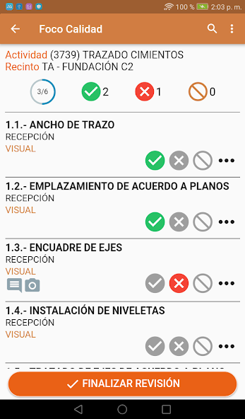 Foco Calidad screenshot 3