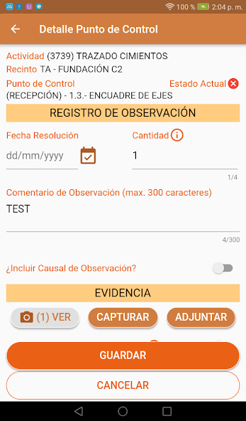 Foco Calidad screenshot 4